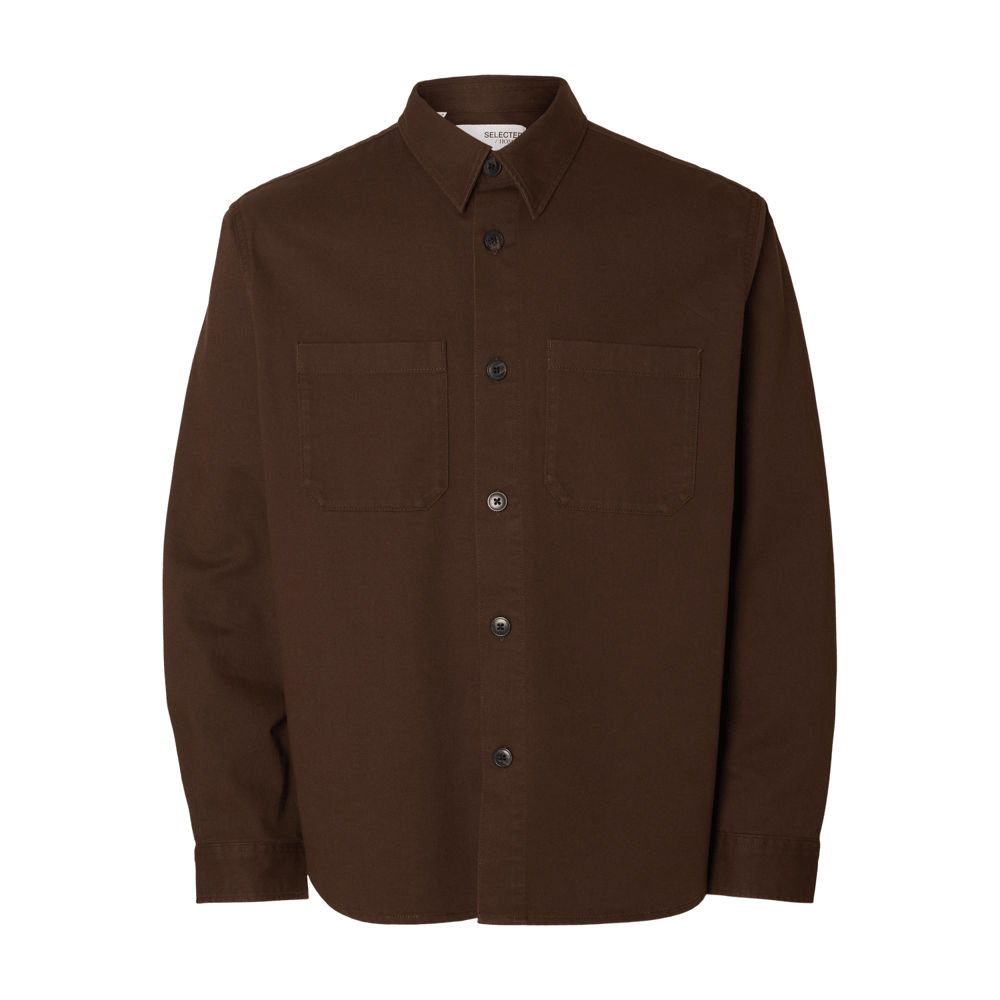 Selected Homme Travis Twill Long Sleeve Overshirt